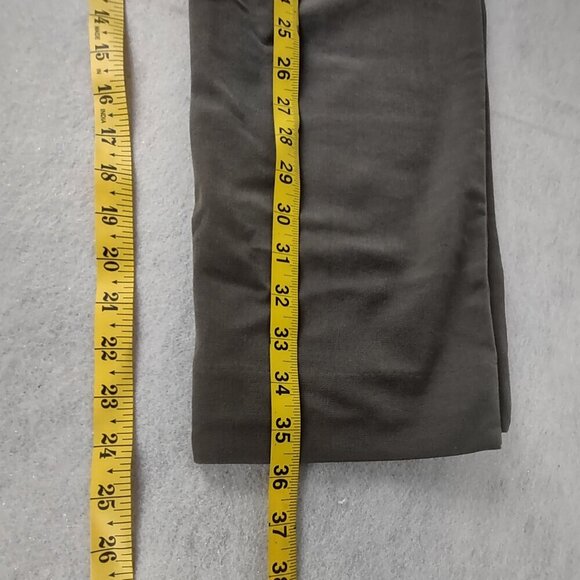 Banana Republic Sloan Gray Stretch Dress Pants Size 12P Flat Front Ankle Slacks - Picture 9 of 12